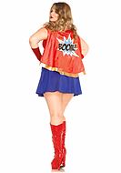 Comic Book Girl Costume, plus size